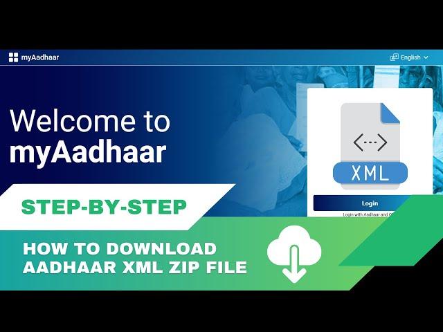 How to Download Aadhaar XML ZIP File | Aadhaar Paperless Offline e-KYC