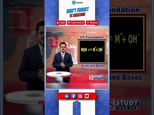 Acids Bases and Salts  ||  Bases 05 || IIT&JEE  || X Class  #oaks