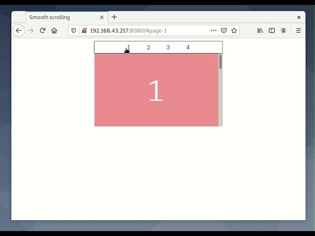 CSS scrolling with Firefox for desktop