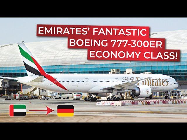 FLIGHT REVIEW | Dubai to Hamburg in ECONOMY aboard Emirates' Boeing 777-300ER!