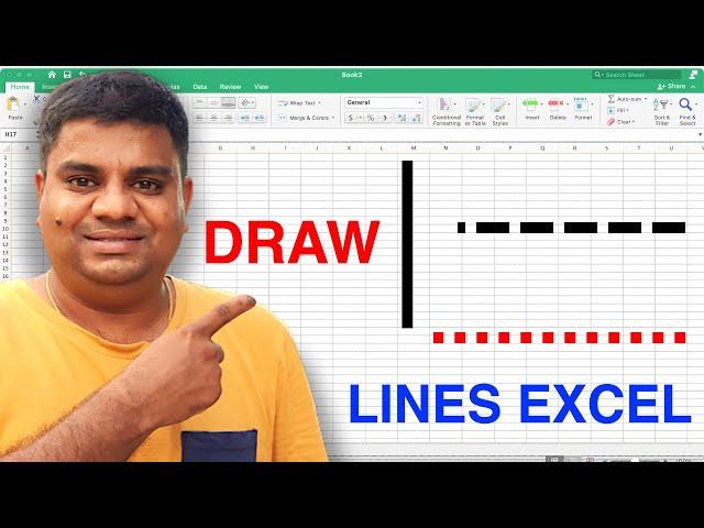 How to Draw Line in Excel