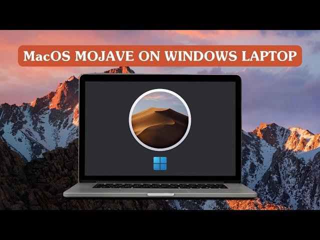 Install MacOS Mojave on a Windows Laptop #laptop #pc #macos #tutorial #educational