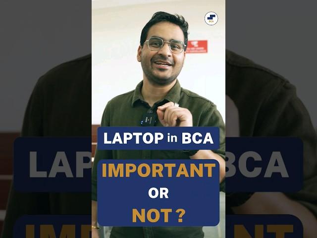 Laptop for BCA Important/Not? Asked BCA Students! Watch Before Buying Laptop for BCA! #shorts #bca