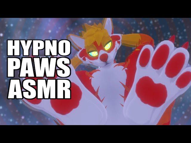 [Furry ASMR] Hypnotizing you to relaxation with my paws/footpaws (roleplay, hypnosis... ) 