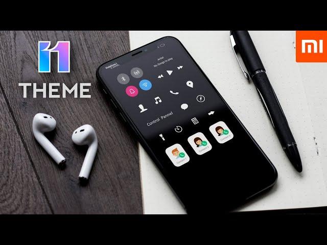 Dark MIUI 12 Official THEME For MIUI 11 Supported All Xiaomi Devices | Dark Control Center