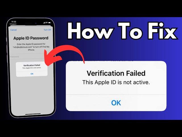 How To Fix This Apple ID is Not Active 2023 | Fix Apple ID is Not Active Issue