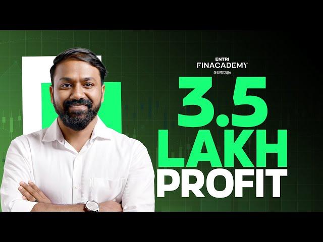 3.5 Lakhs in profit | Options trading | Finacademy