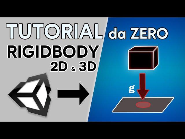 Creare un GIOCO con UNITY Tutorial ITA #3 - RIGIDBODY 2D & 3D -