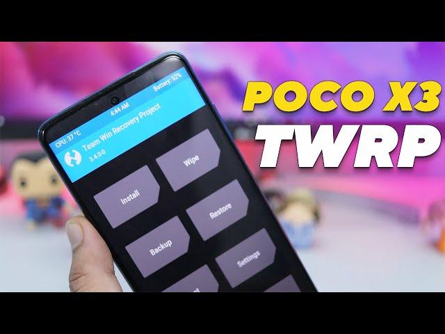 Install Custom TWRP Recovery on POCO X3