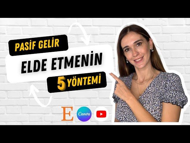 "0" SERMAYE İLE AYDA 1000 DOLAR KAZANMANIN YOLLARI | PASİF GELİR KAYNAKLARI