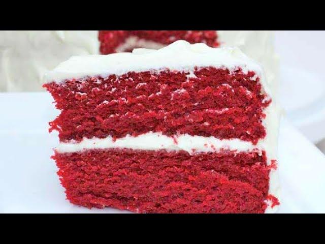 Easy, Homemade Red Velvet Cake Recipe - The Best!