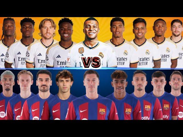 Madrid 2024 VS Barcelona 2024 Messi Neymar Suarez Ronaldo Bale Benzema Ultra