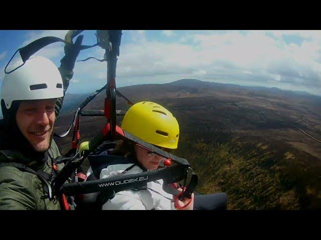 Paragliding in Co. Wicklow / IRELAND