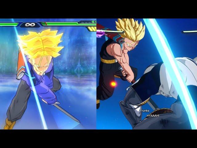 Future Trunks differences from Tenkaichi 3 are so good