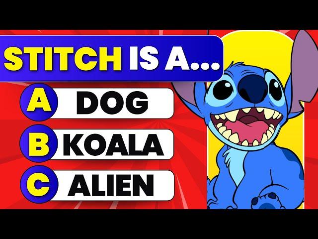 LILO & STITCH QUIZ  Guess The Character Guess the VOICE  Disney Lilo & Stitch Quiz 