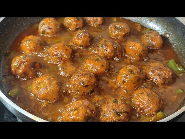 Veg Manchurian Recipe | Cabbage Manchurian | veg manchurian gravy recipe