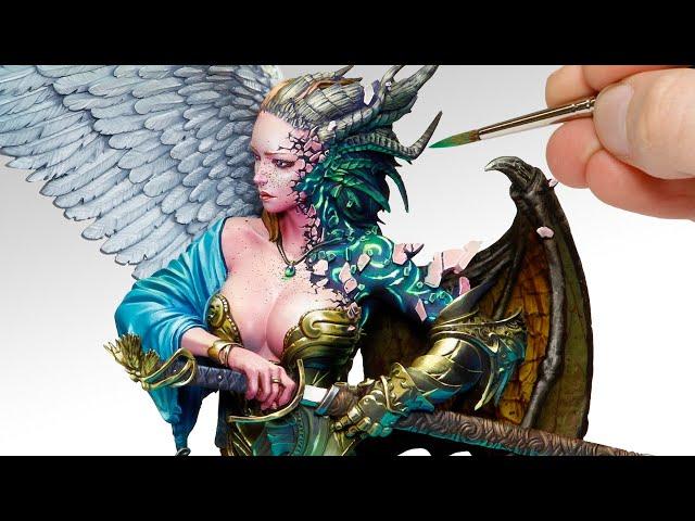 Pintando un Ángel caído como nunca antes lo has visto | Modelo en miniatura