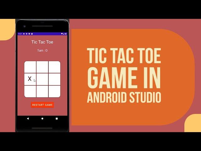 Tic Tac Toe Tutorial for Beginners in Android Studio.