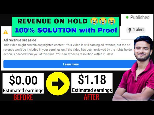 Policy issues facebook page || Ad revenue set aside  Ad revenue won't be included in your earnings