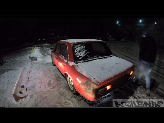 БОЕВАЯ КЛАССИКА. Зимний DRIFT НА ВАЗ 2101 .1.7L .