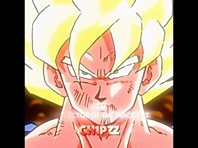 I AMS THE THE SUPER SAIYAN SON GOKU! || Goku Edit || #goku #dbz #shorts