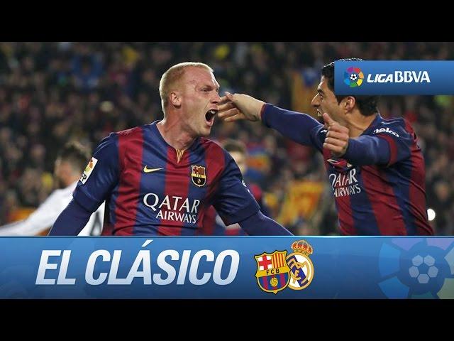 Gol de Mathieu (1-0) en el FC Barcelona - Real Madrid