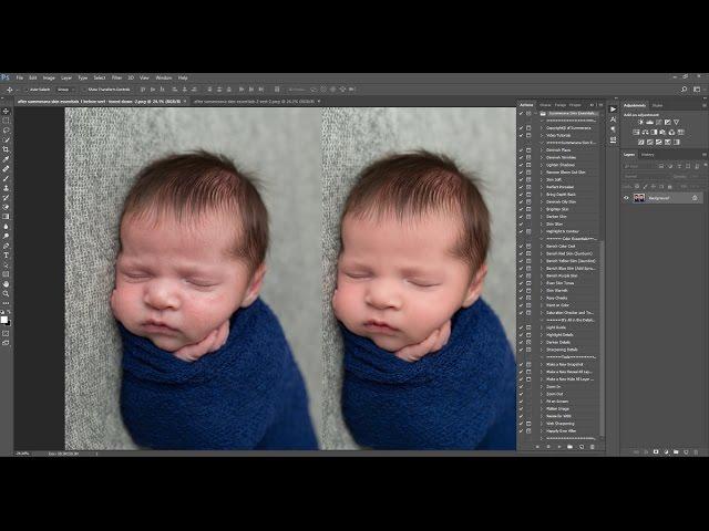 How to Edit Skin In Photoshop using Summerana's Skin Essentials Photoshop Actions