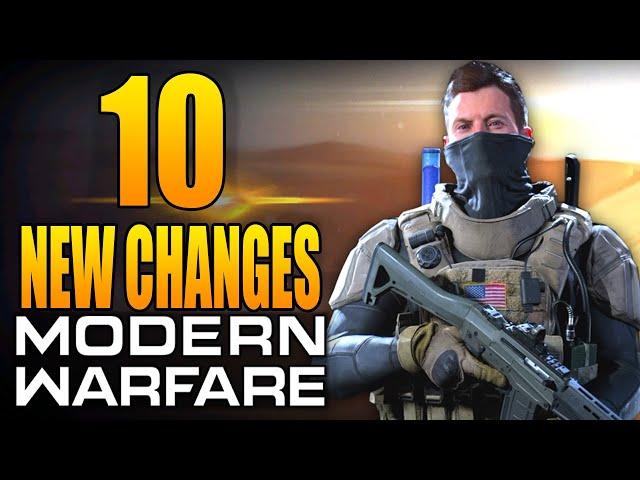 Modern Warfare: 10 New Changes in Today’s Update!