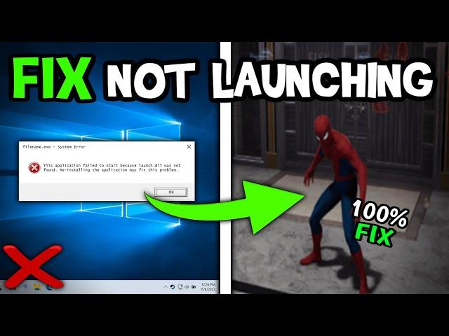 How to Fix Not Launching in Spiderman Remastered (Easy Steps)