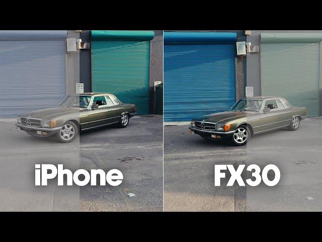 iPhone 15 Pro VS Cinema Camera *SO CLOSE*