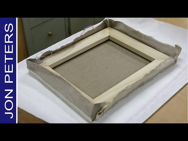 How to make a Canvas Stretcher & Re Stretch a Painting