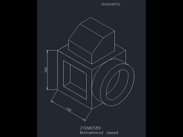 HOW TO DRAW ISOMETRIC VIEW USING AUTOCAD ON MOBILE -1