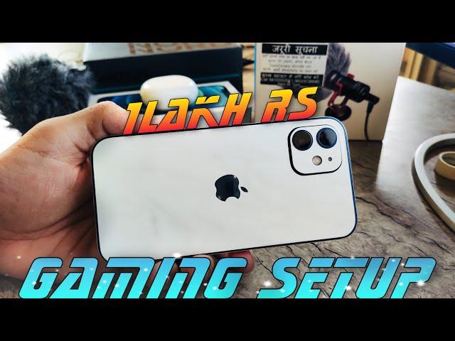 MY GAMING SETUP TOUR // IPHONE 12 PUBG MOBILE GAMING SETUP TOUR // STREAMING + RECORDING SETUP