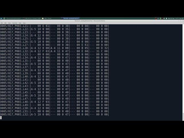 "Ode to Protracker", played by Pymod (Python Amiga module player)