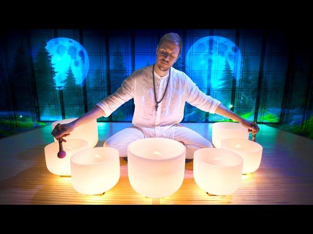 Moonbeam Singing Bowl Sound Bath | Finding Light in the Darkness | Sleep, Comfort, and Hope