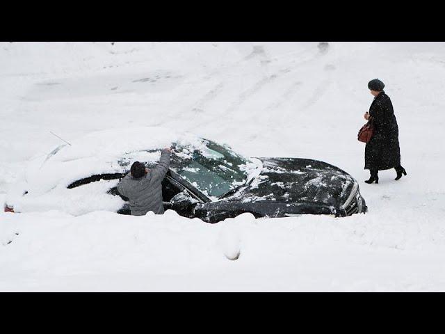 Рекордный снегопад в Москве