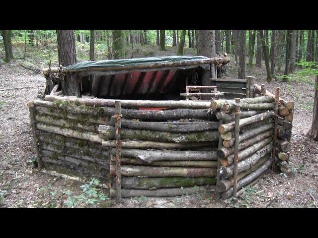 Building A Super Shelter In The Woods (Part 1)