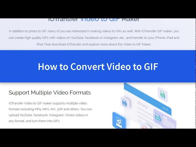 How to Convert Any Video to GIF without Watermark