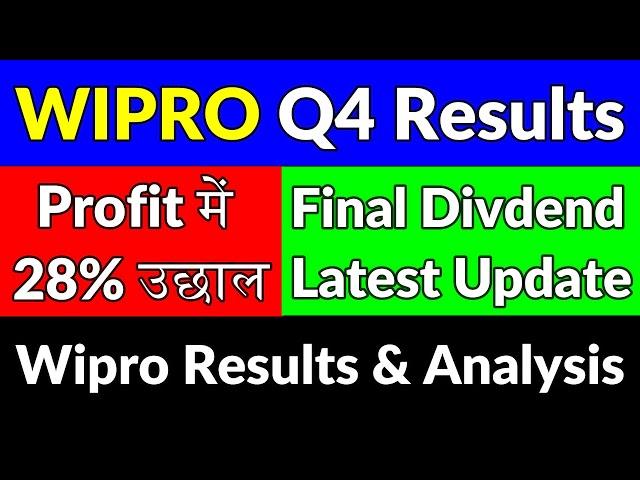 WIPRO Q4 Results | Wipro Dividend Update | Wipro Results 2021