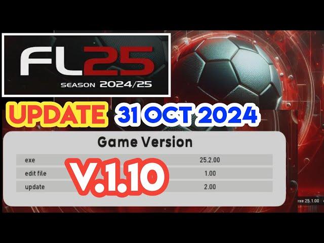 PES 2021 Smokepatch Football Life 2025 version 1.10 (31.Oct.2024)season 2024/25