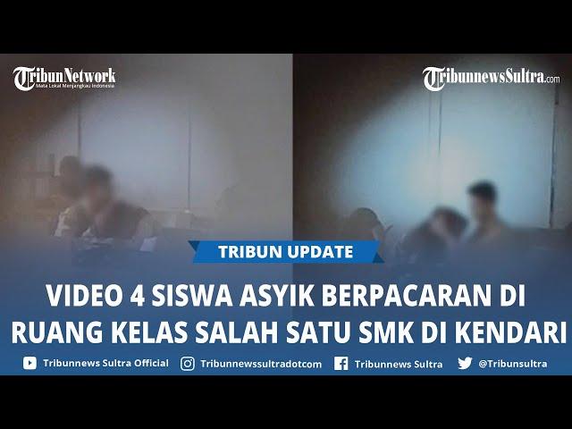 Viral Video 4 Siswa Sedang Asyik Berpacaran di Kelas Salah Satu SMK Kota Kendari Sulawesi Tenggara