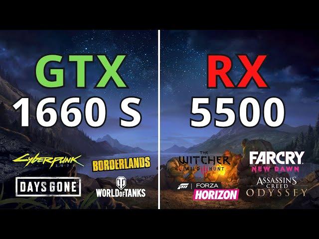 GTX 1660 SUPER VS RX 5500 XT IN 2021