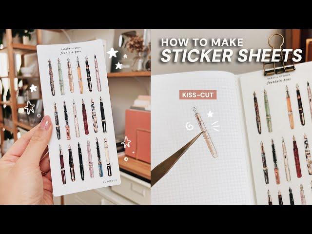 How to Make Kiss-Cut Sticker Sheets at Home