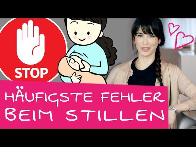 Richtig Stillen: Diese Fehler solltest du beim Stillen nicht machen | Baby stillen