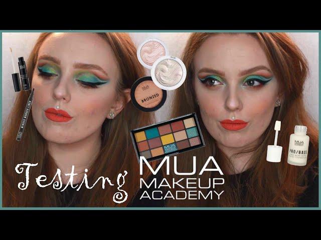 TESTING A FULL FACE OF MUA MAKEUP FOR LESS THAN £30 | Auroreblogs