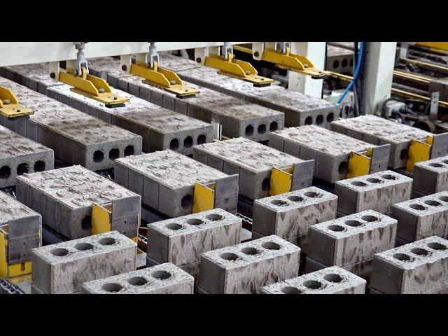 Automated Brick Factory Of Korea That Makes 100,000 Pieces A Day