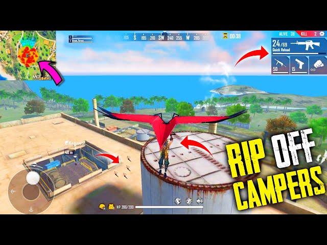 Factory King Killed Campers Squad With Glider | R.I.P. Campers Op Factory Moment | Garena Free Fire