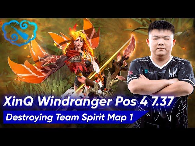  XinQ WINDRANGER 7.37 SUPPORT 4 Pos | Dota 2 Pro Gameplay