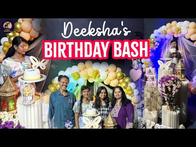 Deeksha's birthday celebration in private theatre | Barbie cake | Crazy Sisters