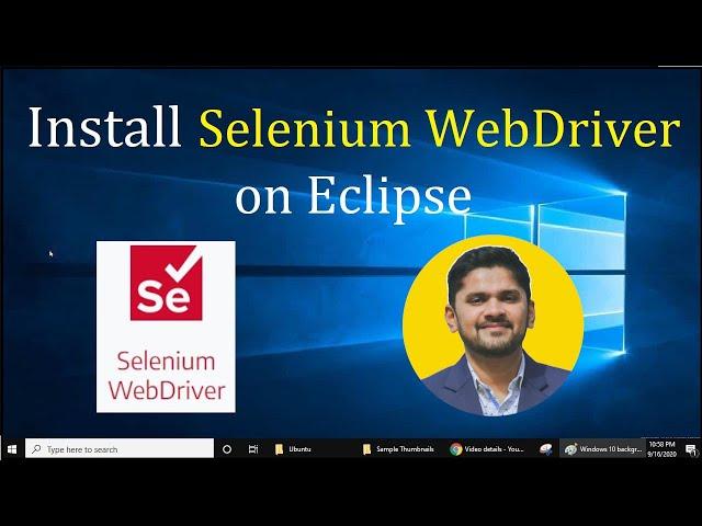 How to install Selenium WebDriver on Eclipse